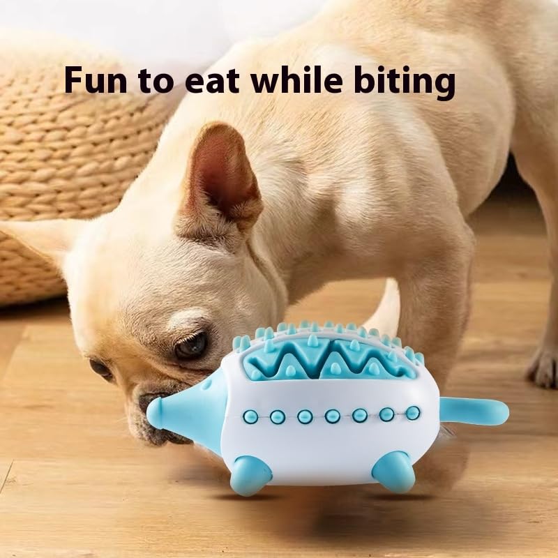 Dog Treat Interactive Chew Toy For Puppies Food-Leaking Design Teeth Grinding Cleaning