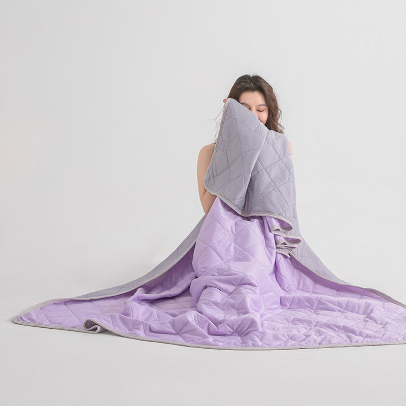 Grade A Cooling Blanket: Soft, breathable, king/queen size, summer lightweight comforter