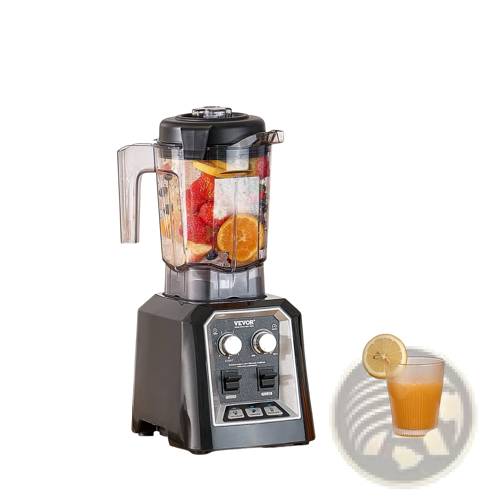 1400w High Speed Blender 68 Oz Smoothie Maker with Grinder