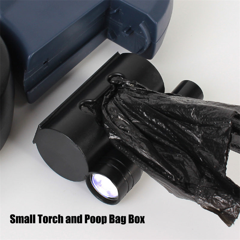 Retractable Dog Leash - Reflective Dual Pet Leash Lead 360 Swivel W/Lights