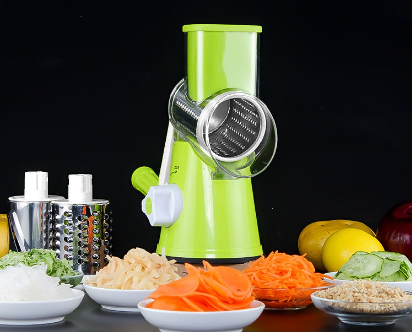 Manual Multifunctional Round Mandoline Potato Slicer Vegetable Cutter Slicer Cheese