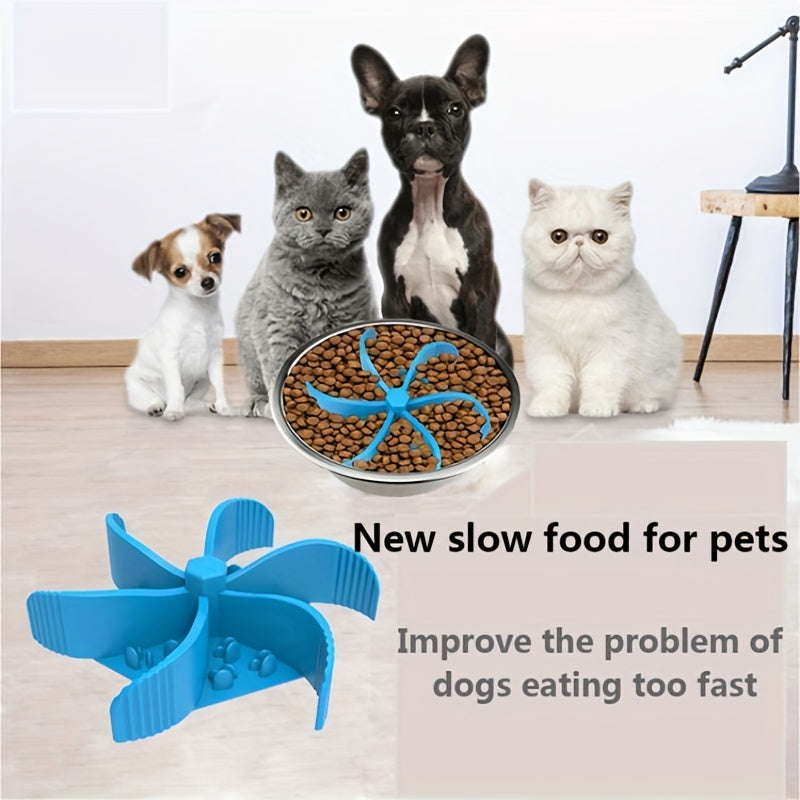 New Silicone Hexagon Food Divider Dog Slow Eating Mat