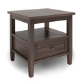 Warm Shaker - End Table - Warm Walnut Brown