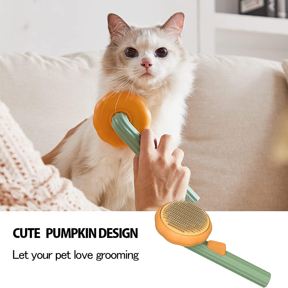 Pet Grooming Self Cleaning Slicker Brush For Dogs, Cats, Puppy, Rabbit