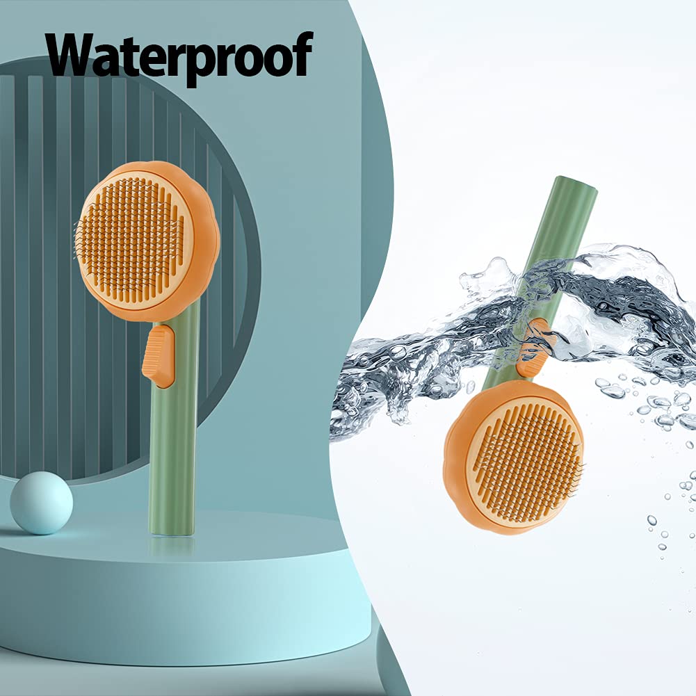 Pet Grooming Self Cleaning Slicker Brush For Dogs, Cats, Puppy, Rabbit