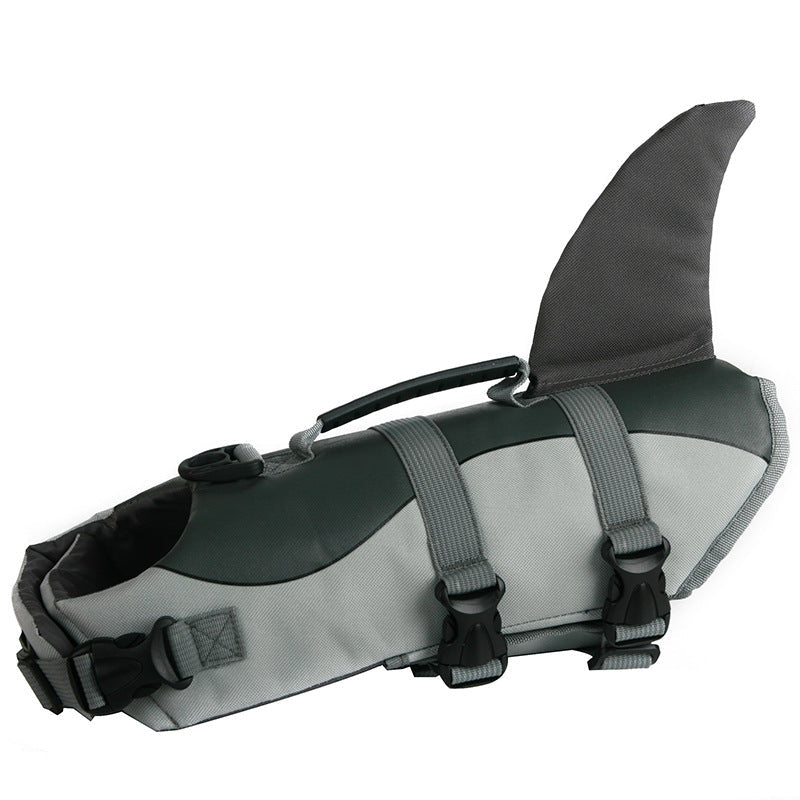 Mermaid Shark Pet Dog Swimming Life Vest Adjustable