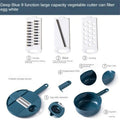 Vegetable Cutter Multifunctional Grater Slicer with Container Kitchen Gadgets