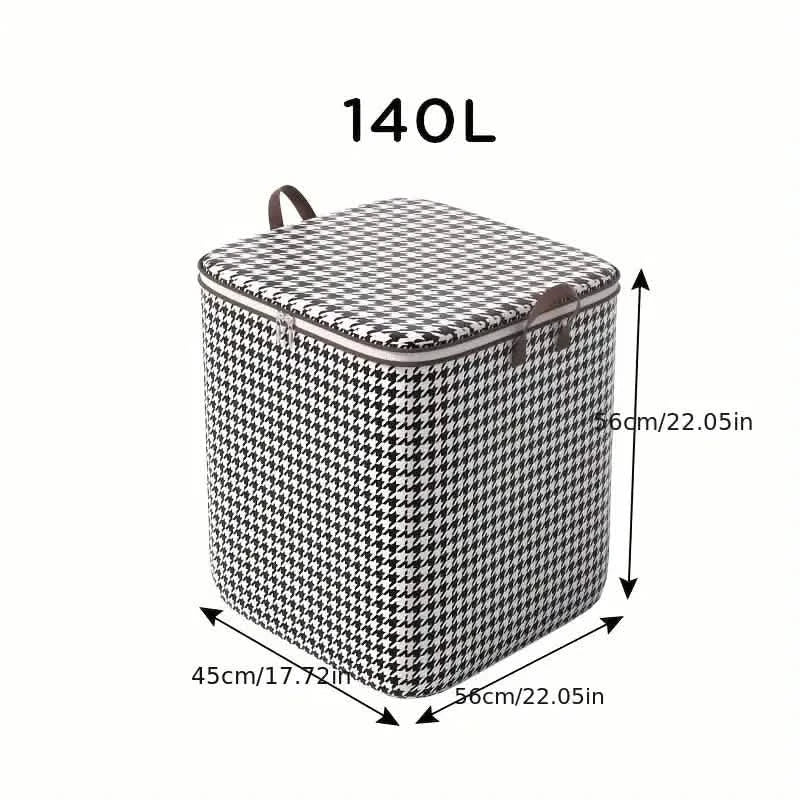 2-Pack: Quilt Storage Bag Organizer Non-woven Dustproof Foldable Wardrobe Space Saving