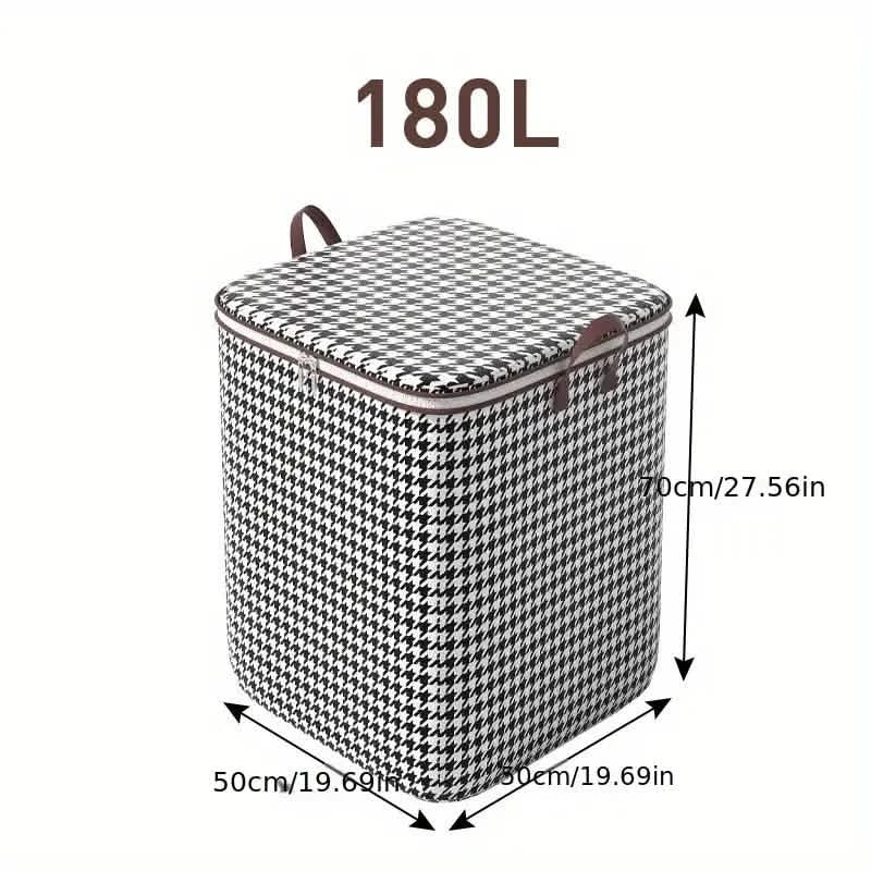 2-Pack: Quilt Storage Bag Organizer Non-woven Dustproof Foldable Wardrobe Space Saving