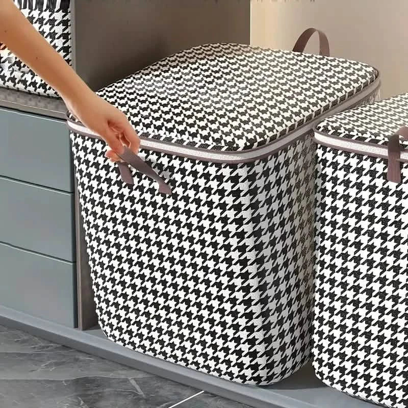 2-Pack: Quilt Storage Bag Organizer Non-woven Dustproof Foldable Wardrobe Space Saving