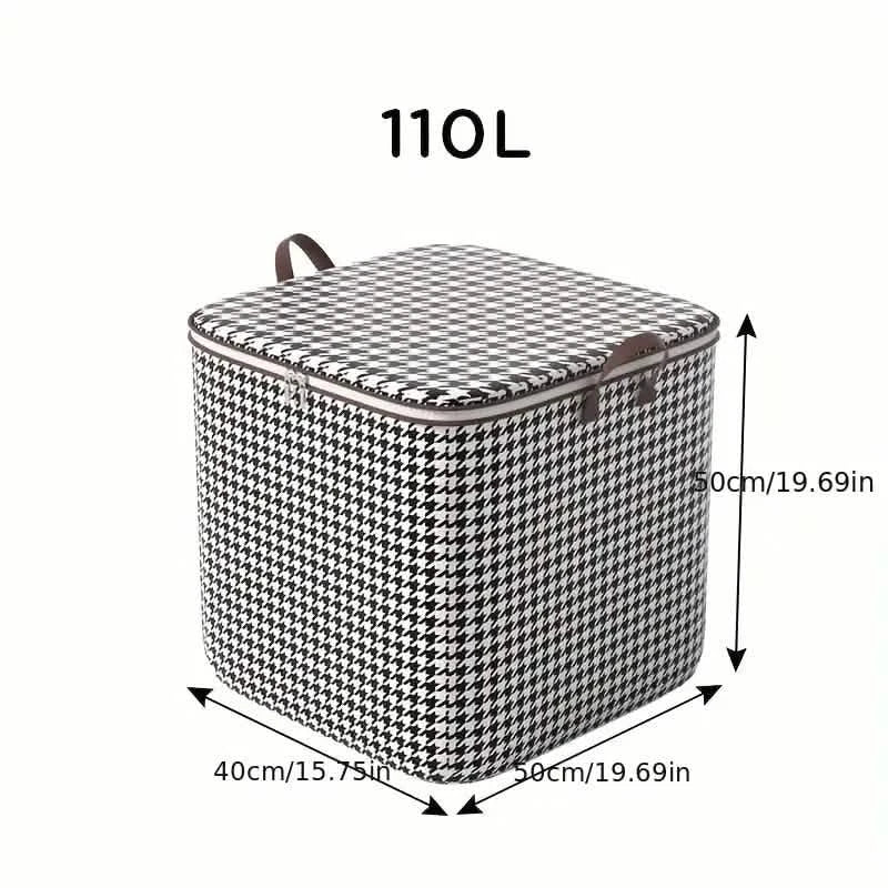2-Pack: Quilt Storage Bag Organizer Non-woven Dustproof Foldable Wardrobe Space Saving