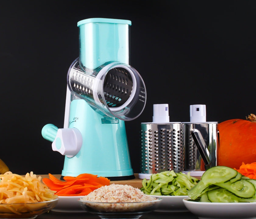 Manual Multifunctional Round Mandoline Potato Slicer Vegetable Cutter Slicer Cheese