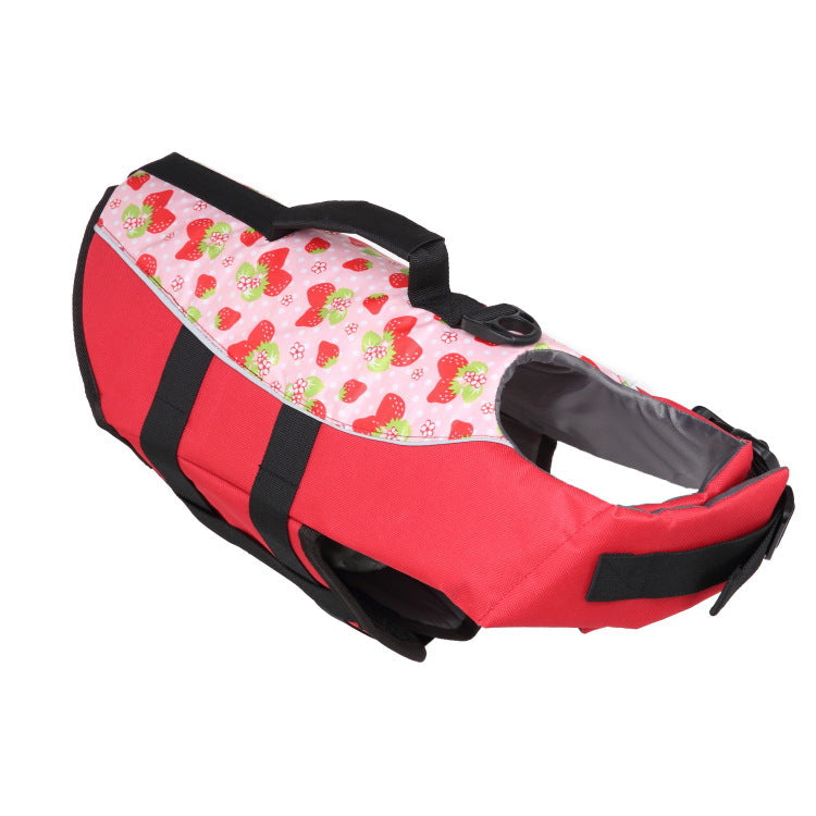 Mermaid Shark Pet Dog Swimming Life Vest Adjustable