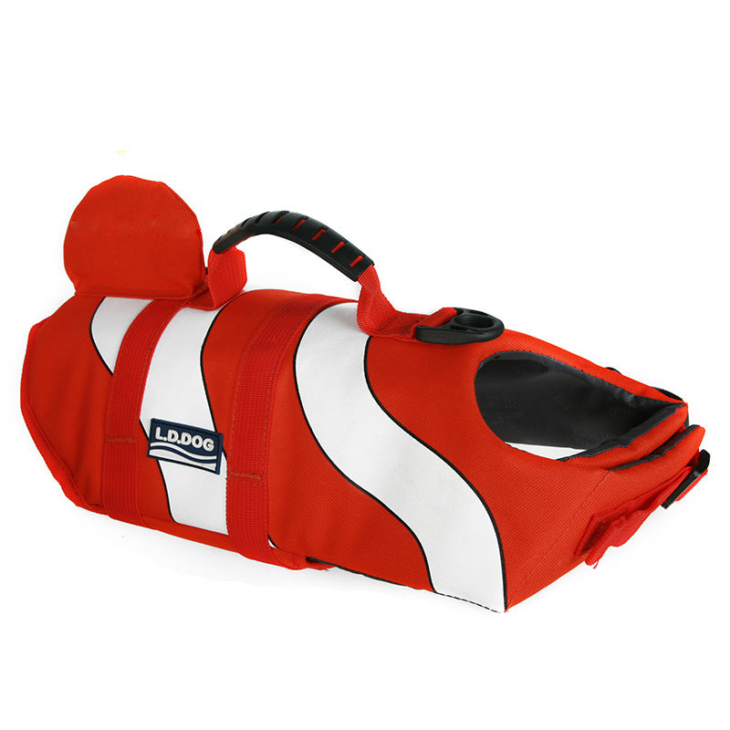 Mermaid Shark Pet Dog Swimming Life Vest Adjustable