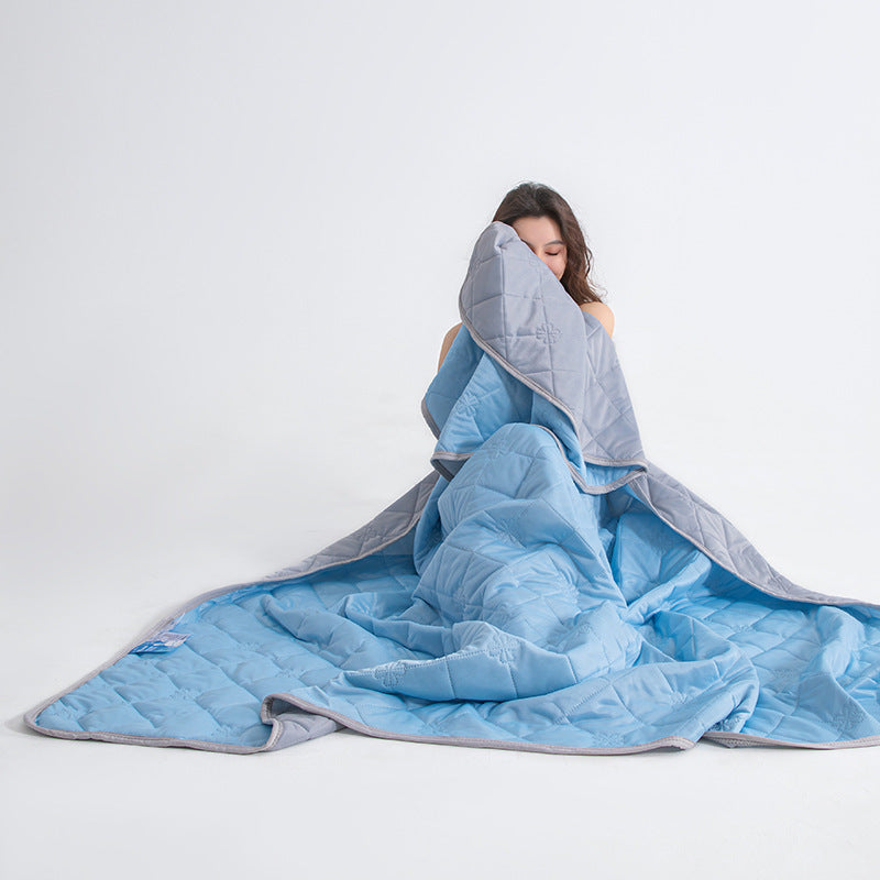 Grade A Cooling Blanket: Soft, breathable, king/queen size, summer lightweight comforter