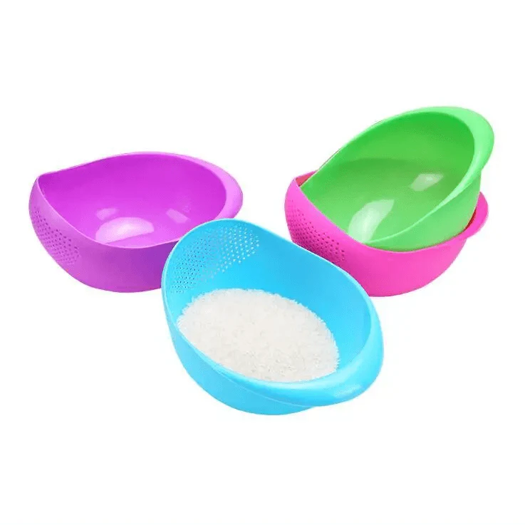 2PCS Nordic Food Grade Plastic Washing Filter Strainer Basket