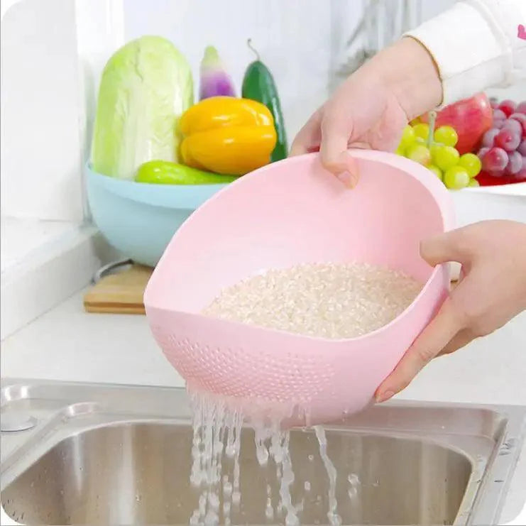 2PCS Nordic Food Grade Plastic Washing Filter Strainer Basket