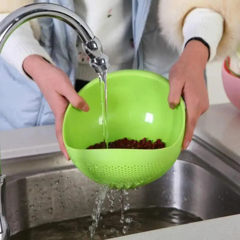 2PCS Nordic Food Grade Plastic Washing Filter Strainer Basket