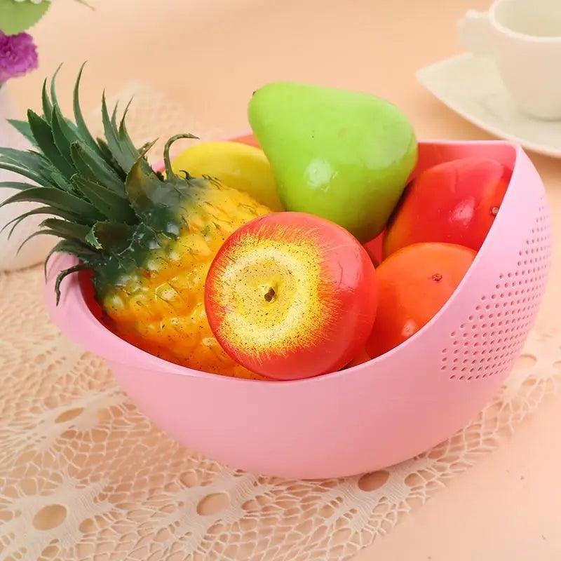 2PCS Nordic Food Grade Plastic Washing Filter Strainer Basket