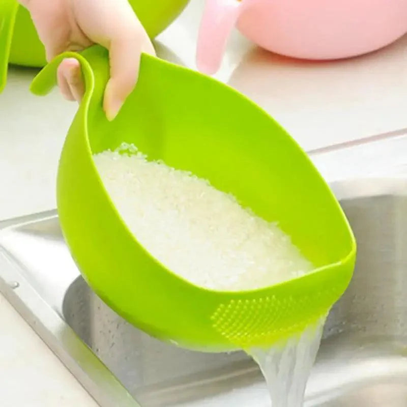 2PCS Nordic Food Grade Plastic Washing Filter Strainer Basket