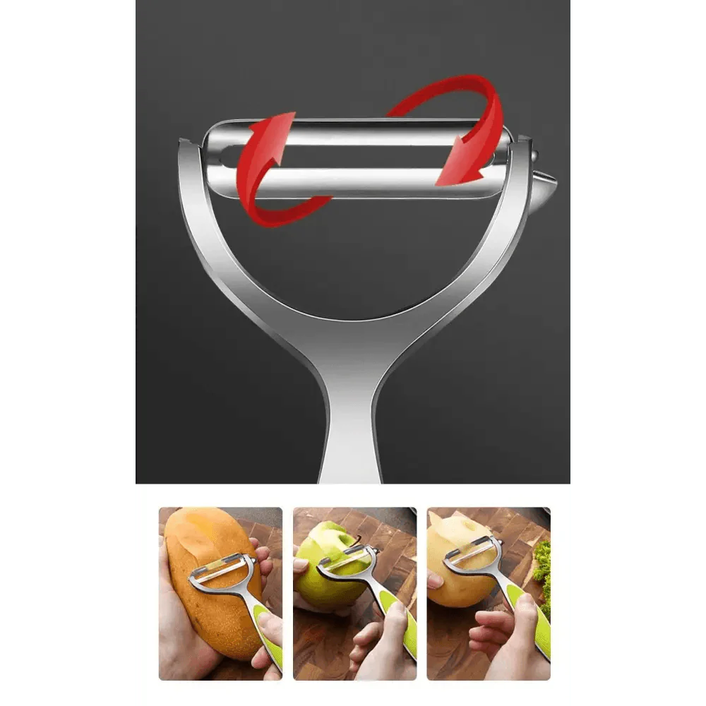 2PCS Top Quality Fruit and Vegetable Peeler Stainless Steel