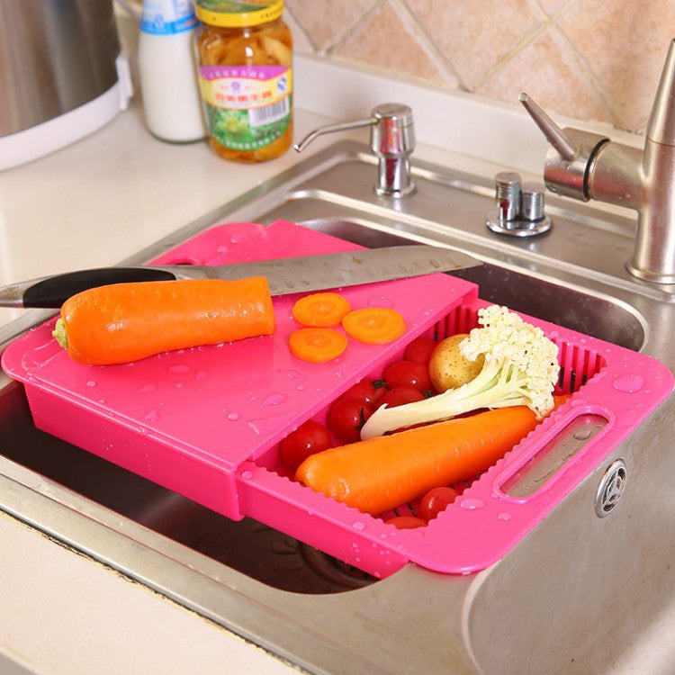 Multifunction Kitchen Sink Drain Basket Cutting Board