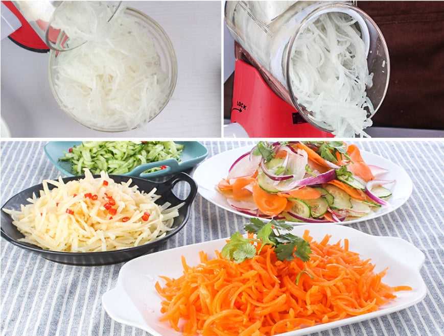 Manual Multifunctional Round Mandoline Potato Slicer Vegetable Cutter Slicer Cheese