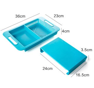 Multifunction Kitchen Sink Drain Basket Cutting Board