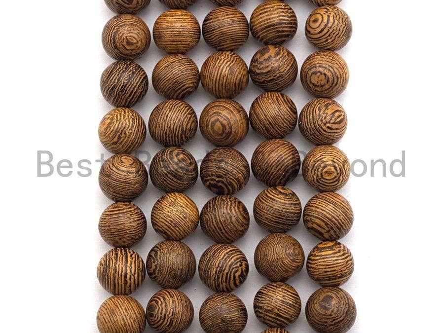 Natural Smooth Round Wood beads, 6mm/8mm/10mm/12mm Natural Brown Wood beads