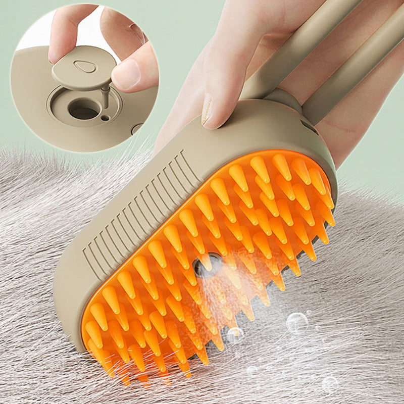 3 In 1 Electric Spray Cat Hair Brushes For Massage, Grooming, Hair Removal