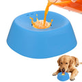 Pet Slow Feeder Non-Slip Spherical Dog Licking Bowl for Liquid Treats Bone Broth Yogurt