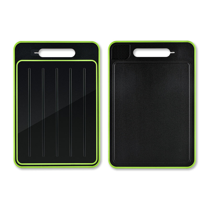 Double-side Cutting Board W/Defrosting Function W/Knife Sharpener