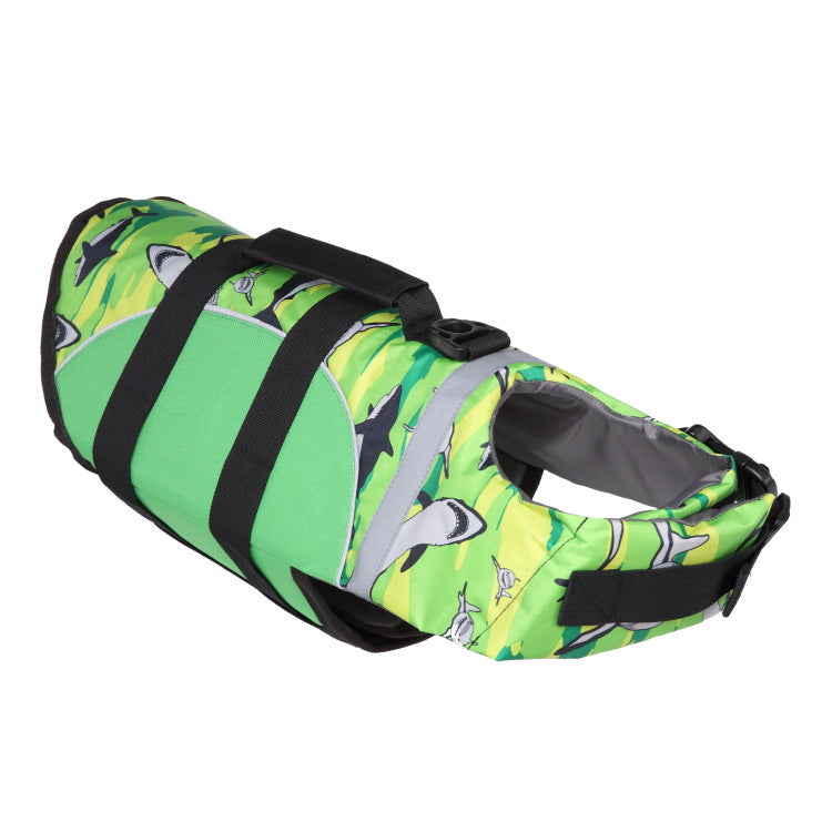 Mermaid Shark Pet Dog Swimming Life Vest Adjustable