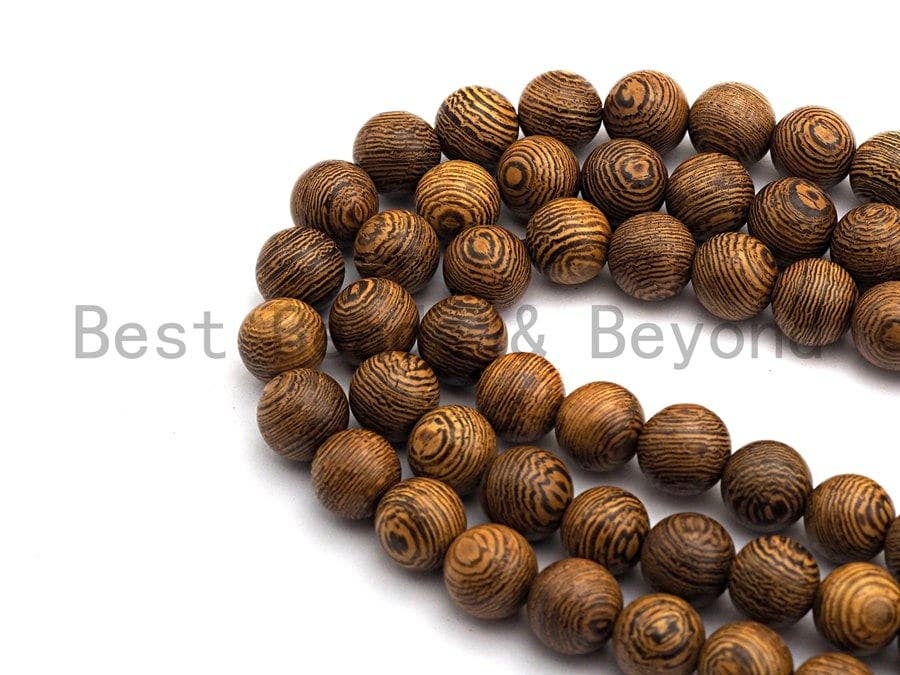 Natural Smooth Round Wood beads, 6mm/8mm/10mm/12mm Natural Brown Wood beads