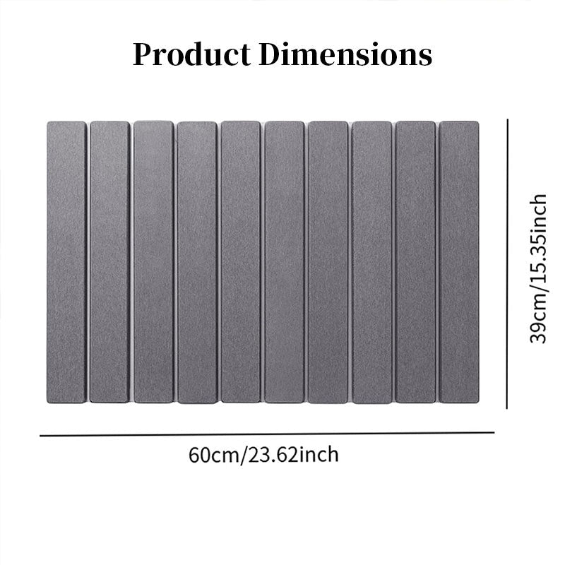 40x60cm Diatomite Bath Mat - Quick-Dry, High-Absorbent & Non-Slip Bathroom Rug