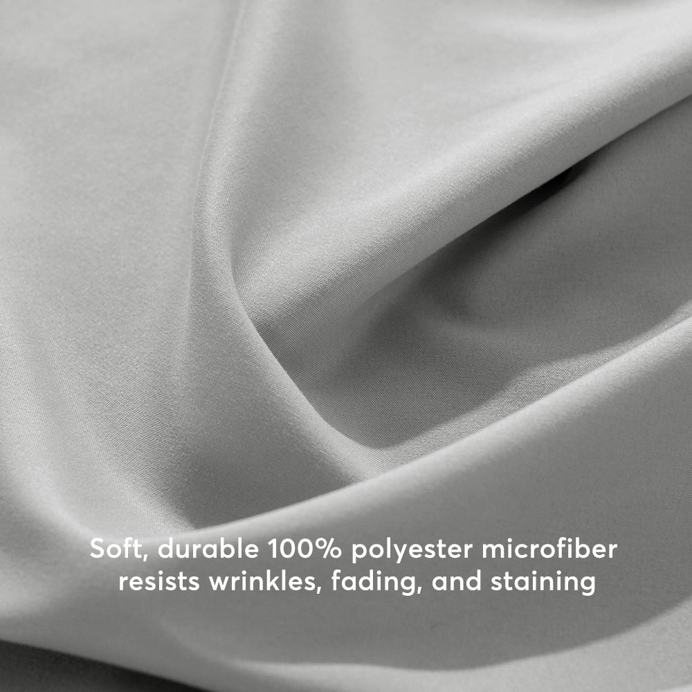 Kasentex Lightweight Duvet Cover Set - Breathable Bedding Set with Shams