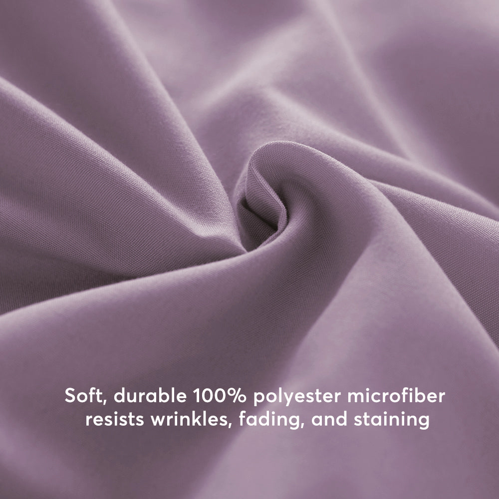 Kasentex Lightweight Duvet Cover Set - Breathable Bedding Set with Shams
