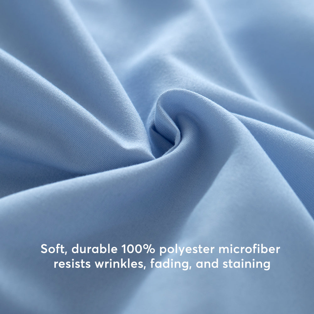 Kasentex Lightweight Duvet Cover Set - Breathable Bedding Set with Shams