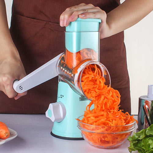 Manual Multifunctional Round Mandoline Potato Slicer Vegetable Cutter Slicer Cheese