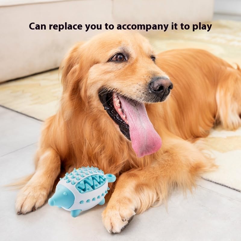 Dog Treat Interactive Chew Toy For Puppies Food-Leaking Design Teeth Grinding Cleaning