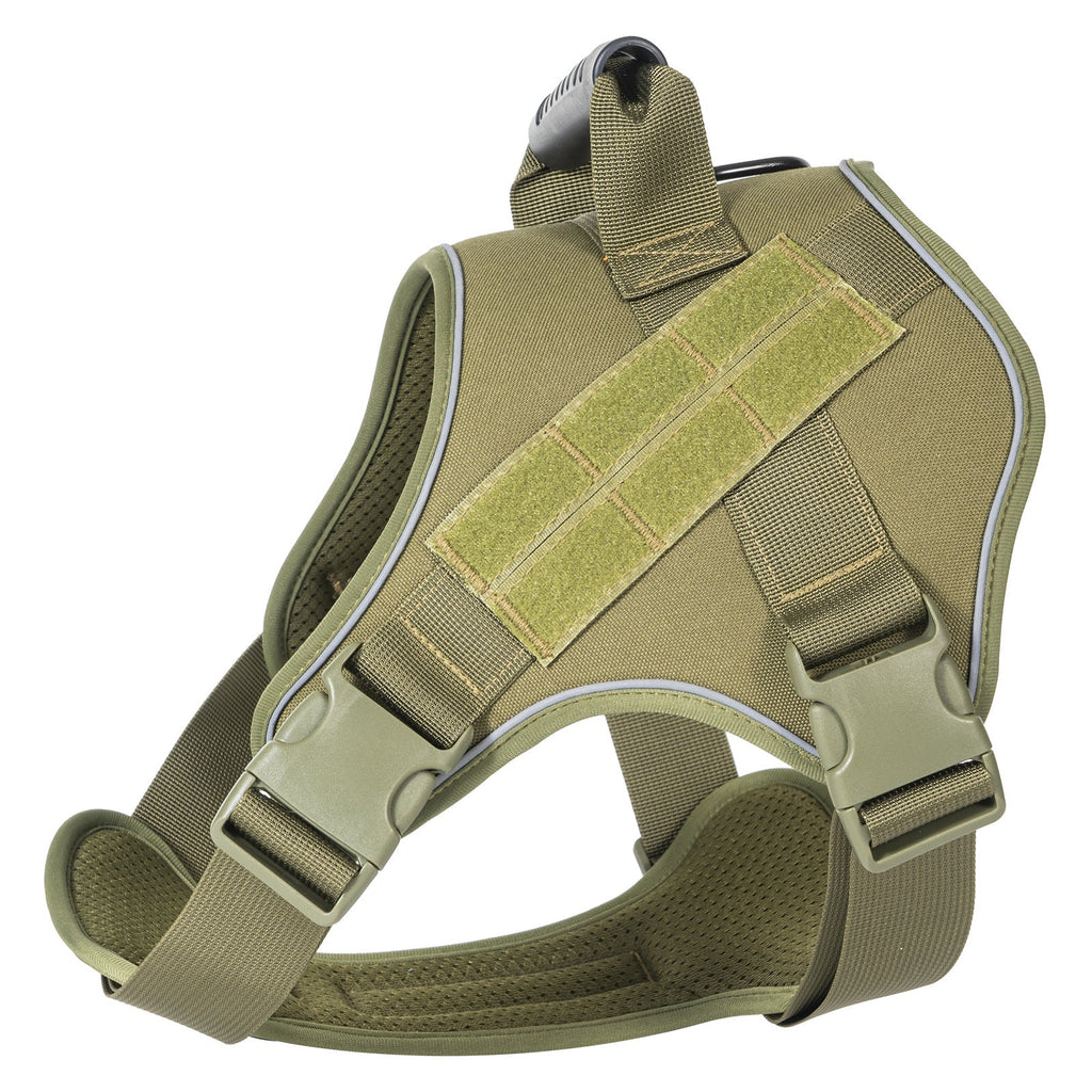 Traction Rope For Large Dogs Breathable Tactical Harness
