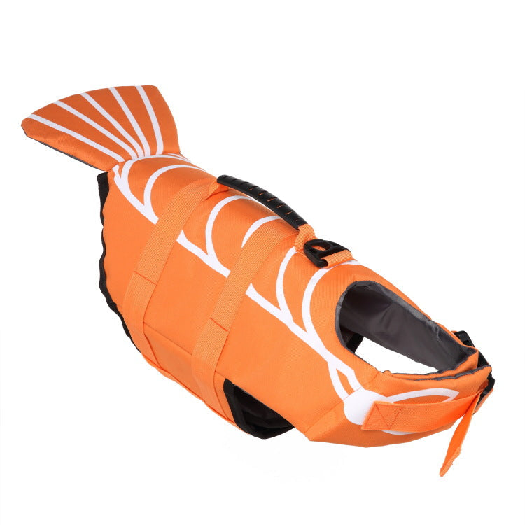 Mermaid Shark Pet Dog Swimming Life Vest Adjustable