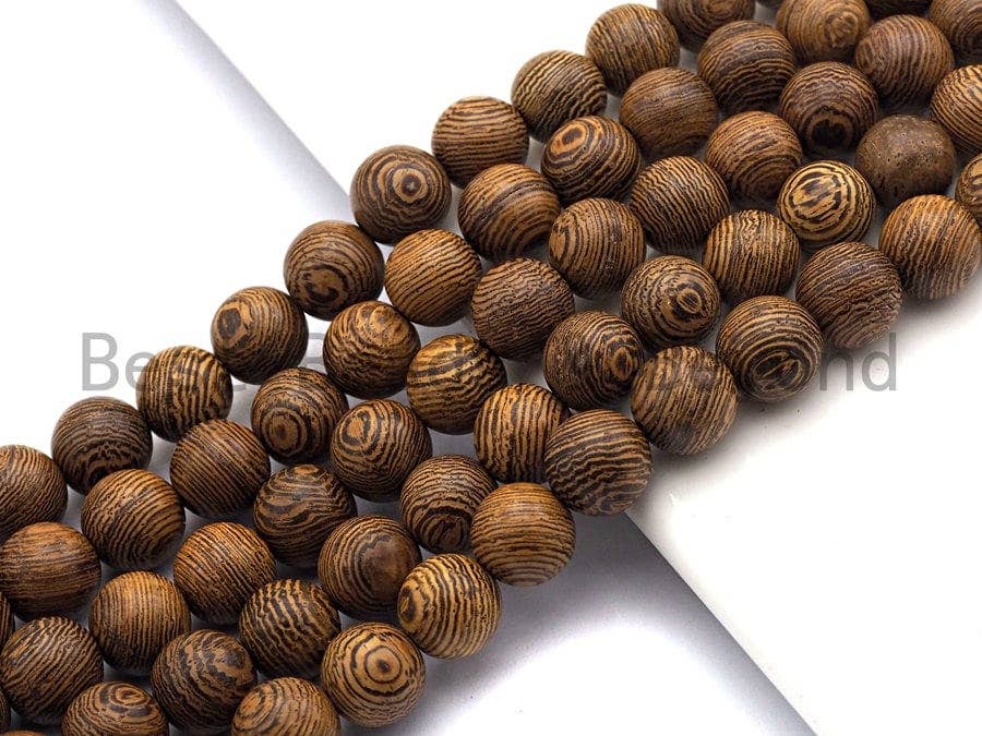 Natural Smooth Round Wood beads, 6mm/8mm/10mm/12mm Natural Brown Wood beads
