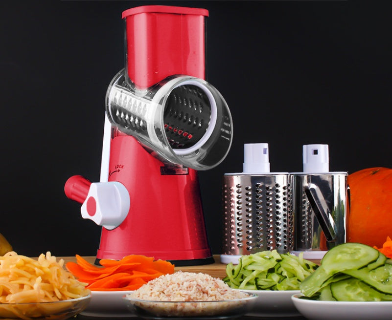Manual Multifunctional Round Mandoline Potato Slicer Vegetable Cutter Slicer Cheese