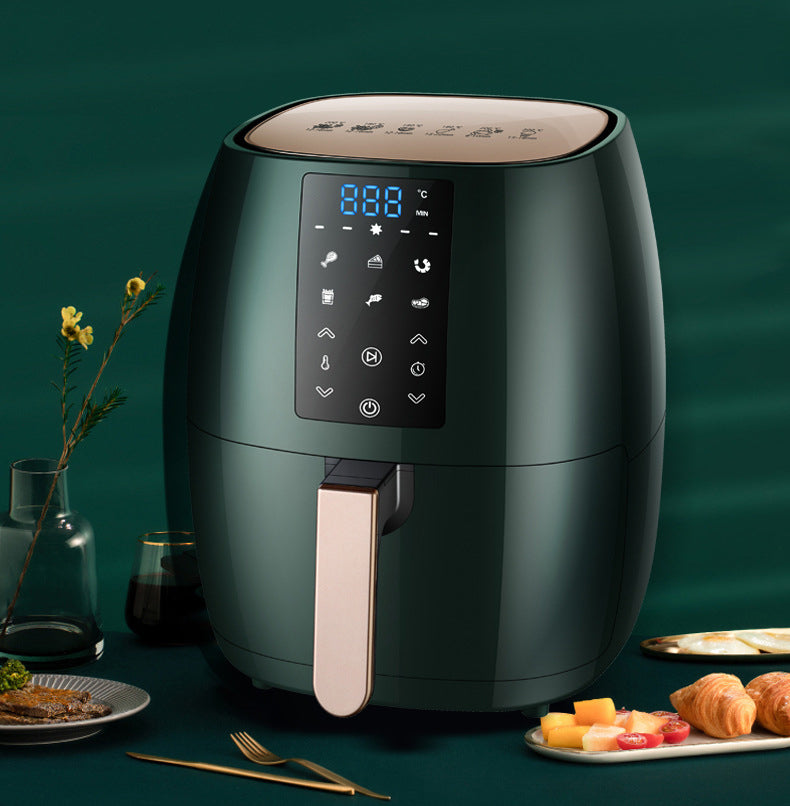 Smart Touch Automatic Power Off Touch Large Capacity Air Fryer Visual Air Fryer 5.5L