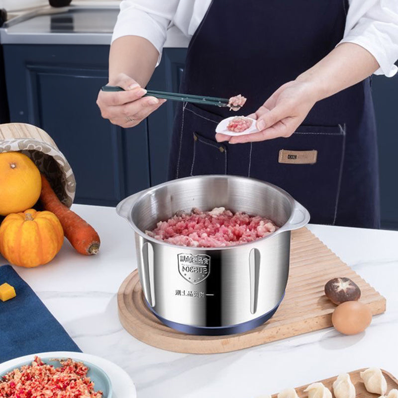 Electric Meat Grinders, 5L Food Processor, Stainless Steel Multifunctional