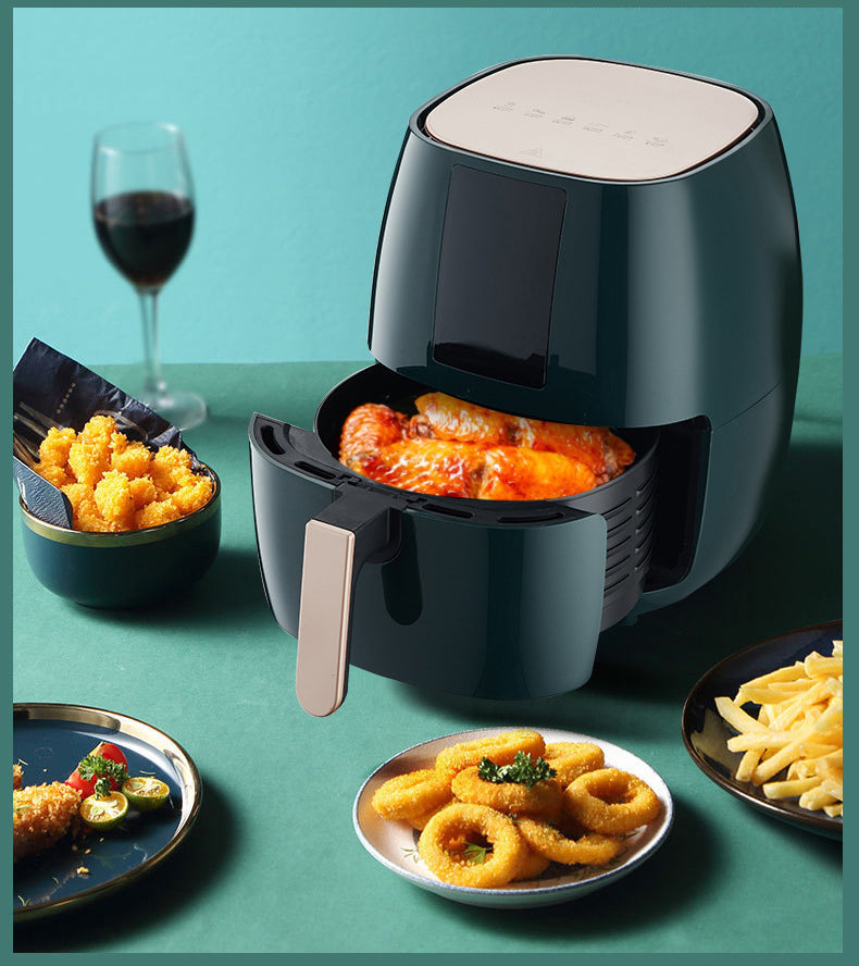 Smart Touch Automatic Power Off Touch Large Capacity Air Fryer Visual Air Fryer 5.5L