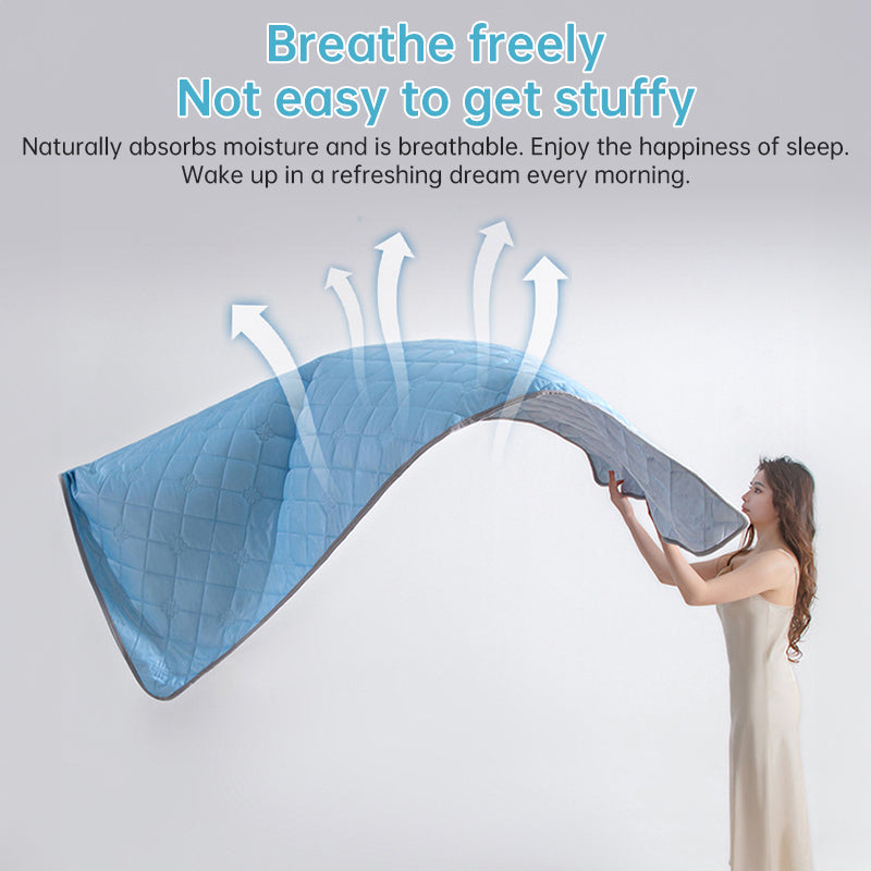 Grade A Cooling Blanket: Soft, breathable, king/queen size, summer lightweight comforter