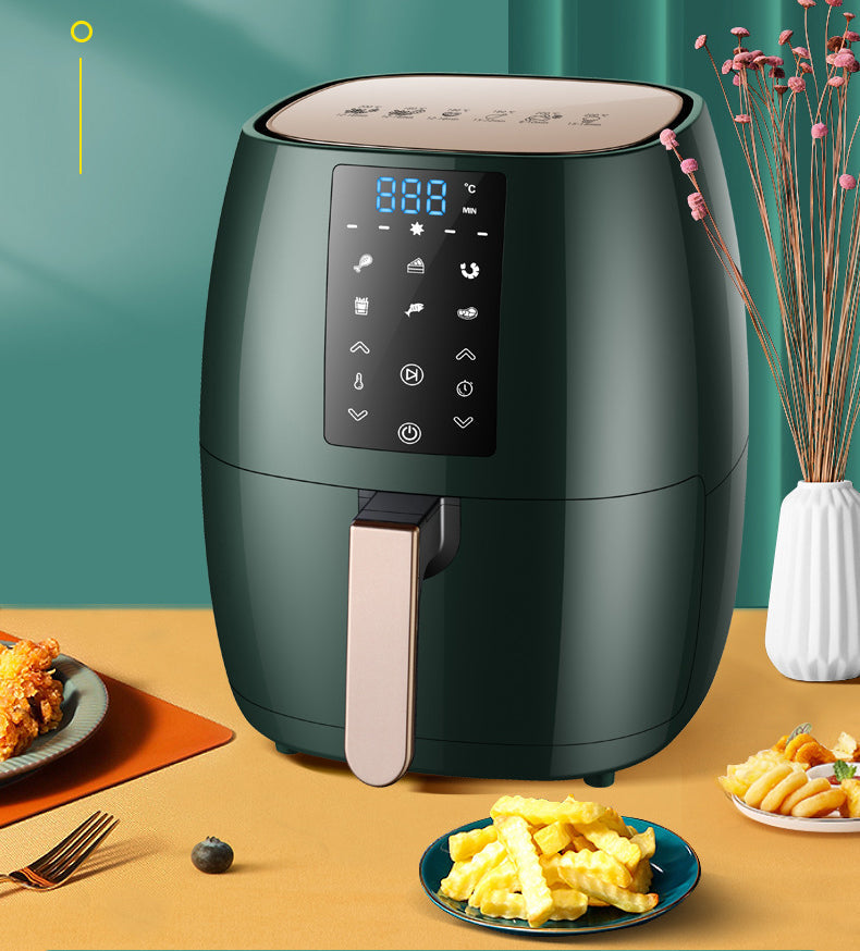 Smart Touch Automatic Power Off Touch Large Capacity Air Fryer Visual Air Fryer 5.5L
