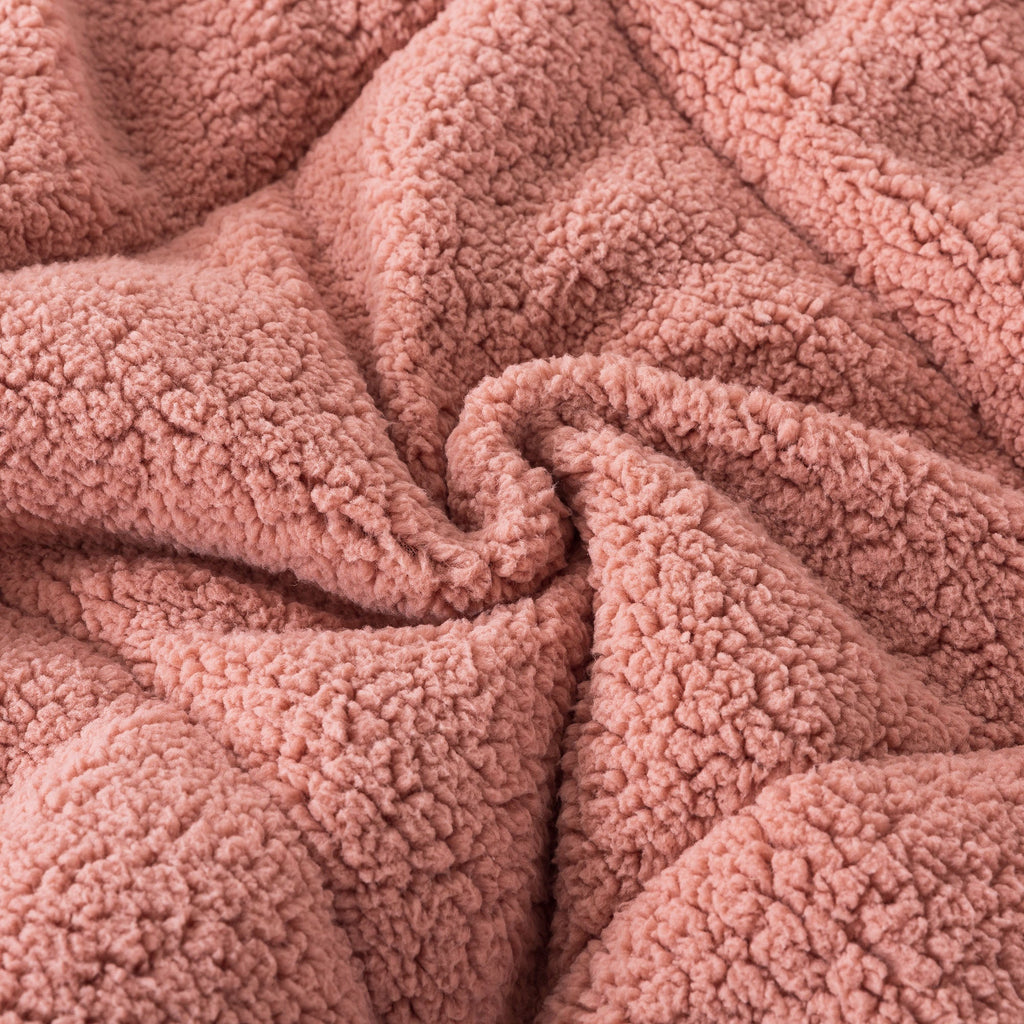 Kasentex Reversible All-Season Plush Comforter Set Twin/Queen/King - Warm Plush Bedding
